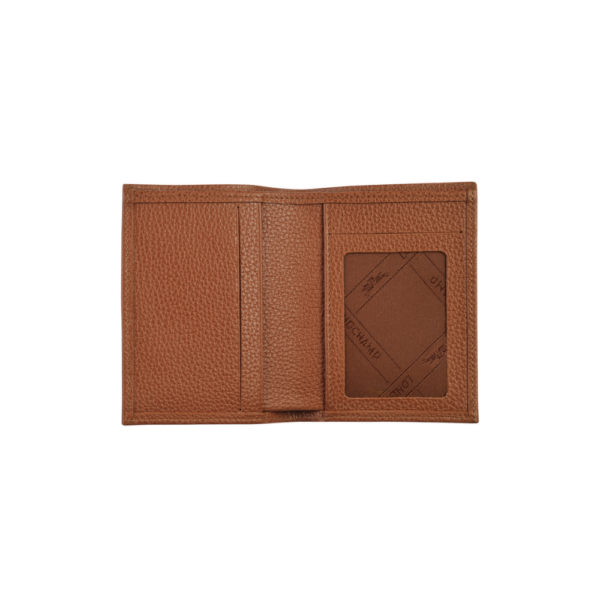 Le Foulonné Porte-cartes Cognac-Longchamp-Petite Maroquinerie-Maroquinerie Fortunas-Mouscron