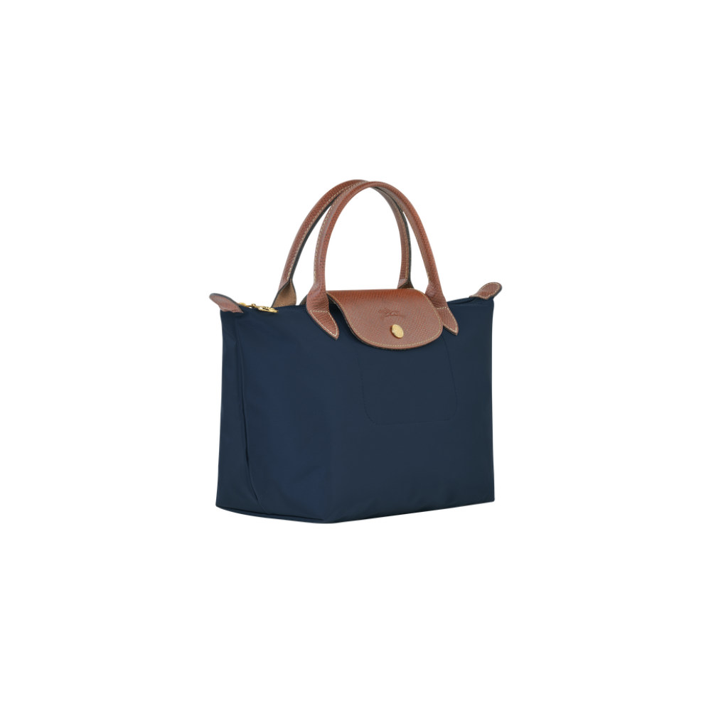 Pliage Handle S Bleu-Longchamp-Sac-Maroquinerie Fortunas-Mouscron