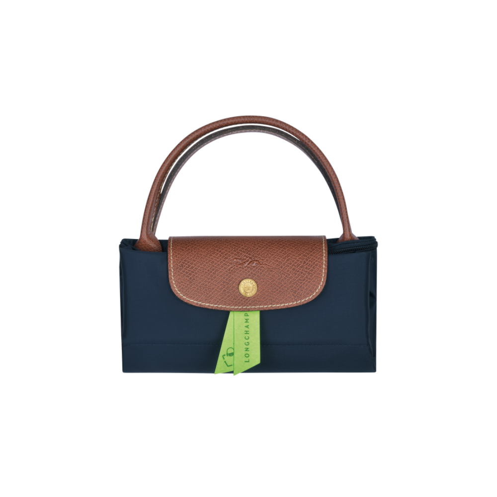 Pliage Handle S Bleu-Longchamp-Sac-Maroquinerie Fortunas-Mouscron