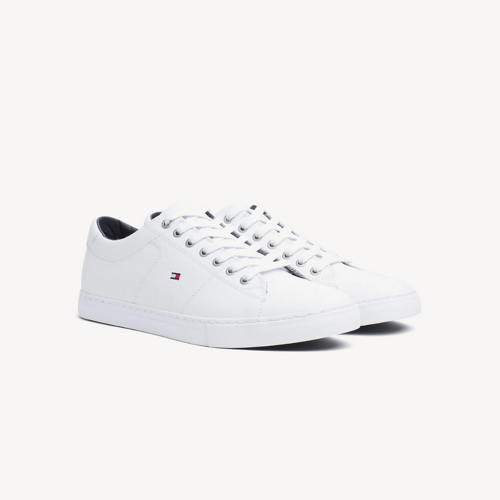 Baskets Logo Blanc-Tommy Hilfiger-Chaussures-Maroquinerie Fortunas-Mouscron Baskets Logo Blanc-Tommy Hilfiger-Chaussures-Maroquinerie Fortunas-Mouscron