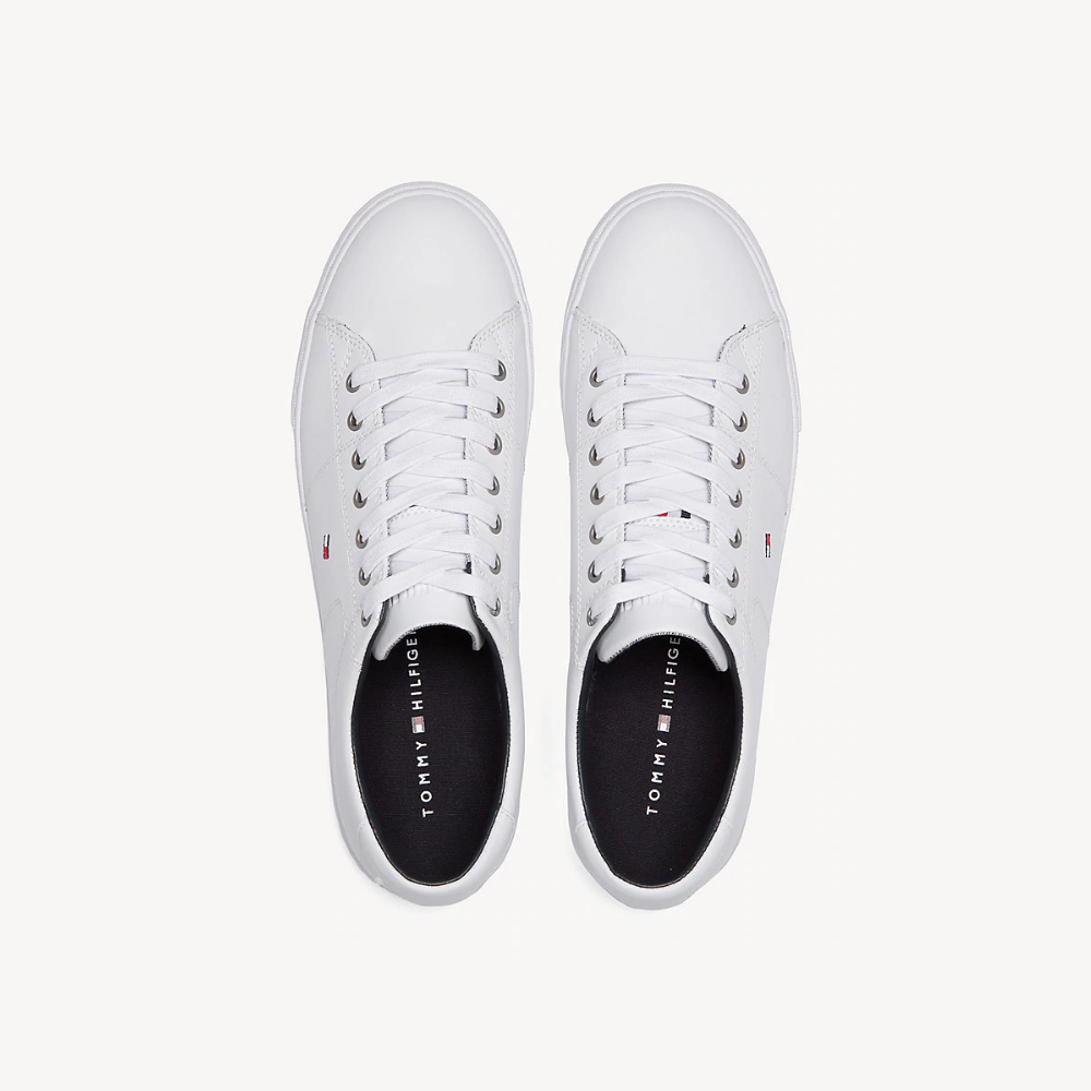 Baskets Logo Blanc-Tommy Hilfiger-Chaussures-Maroquinerie Fortunas-Mouscron Baskets Logo Blanc-Tommy Hilfiger-Chaussures-Maroquinerie Fortunas-Mouscron