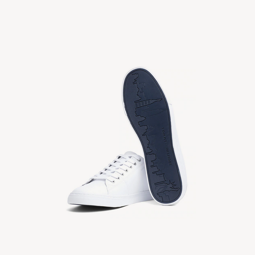 Baskets Logo Blanc-Tommy Hilfiger-Chaussures-Maroquinerie Fortunas-Mouscron Baskets Logo Blanc-Tommy Hilfiger-Chaussures-Maroquinerie Fortunas-Mouscron