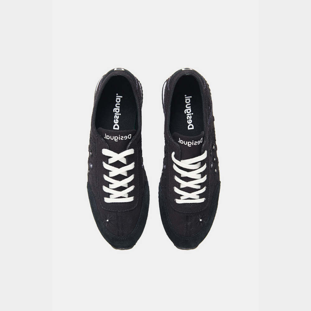 Baskets Trimming Noir-Desigual-Chaussures-Maroquinerie Fortunas-Mouscron Baskets Trimming Noir-Desigual-Chaussures-Maroquinerie Fortunas-Mouscron