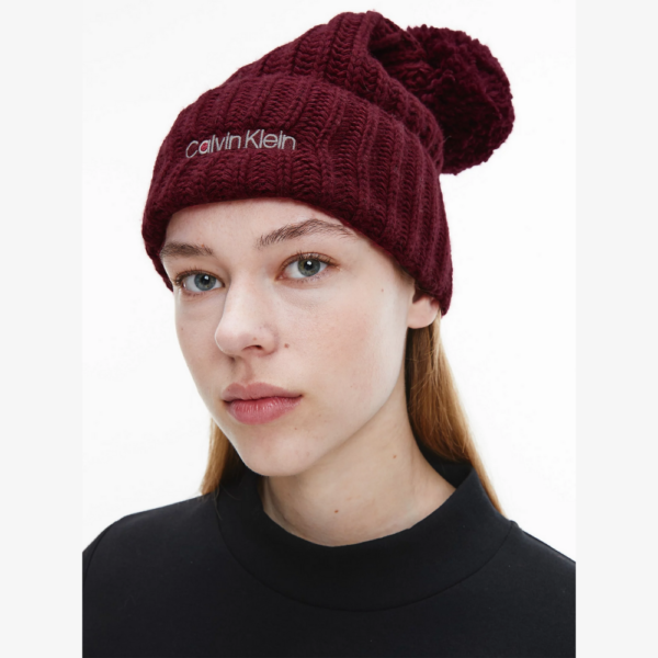 Bonnet Rouge-Calvin Klein-Accessoires de mode-Maroquinerie Fortunas-Mouscron