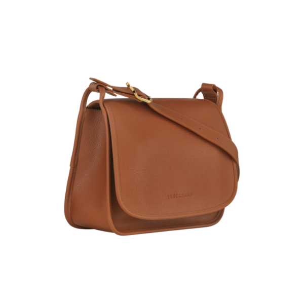 Foulonné Crossbody L Marron-Longchamp-Sac-Maroquinerie Fortunas-Mouscron