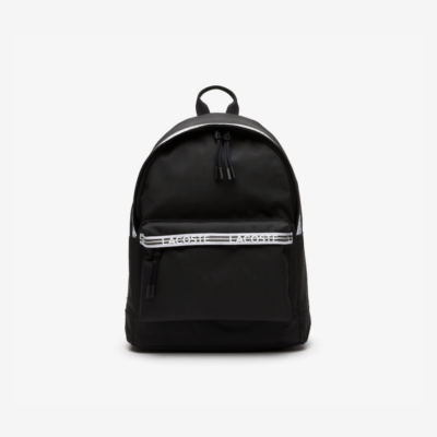 Backpack Black & White-Lacoste-Maroquinerie-Maroquinerie Fortunas-Mouscron