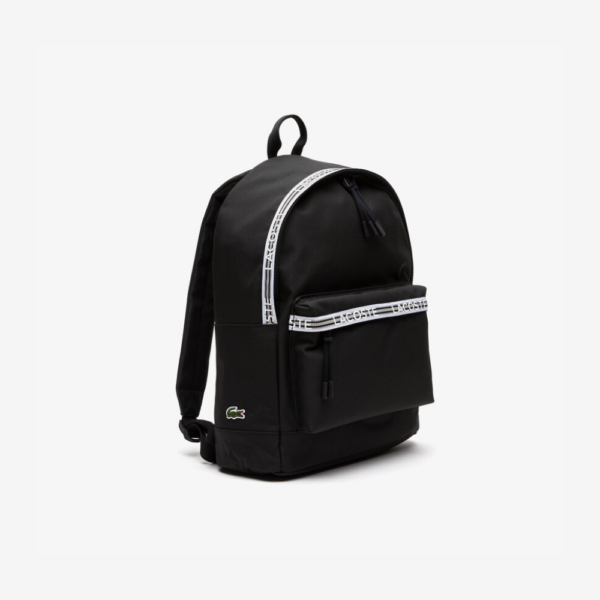 Backpack Black & White-Lacoste-Maroquinerie-Maroquinerie Fortunas-Mouscron