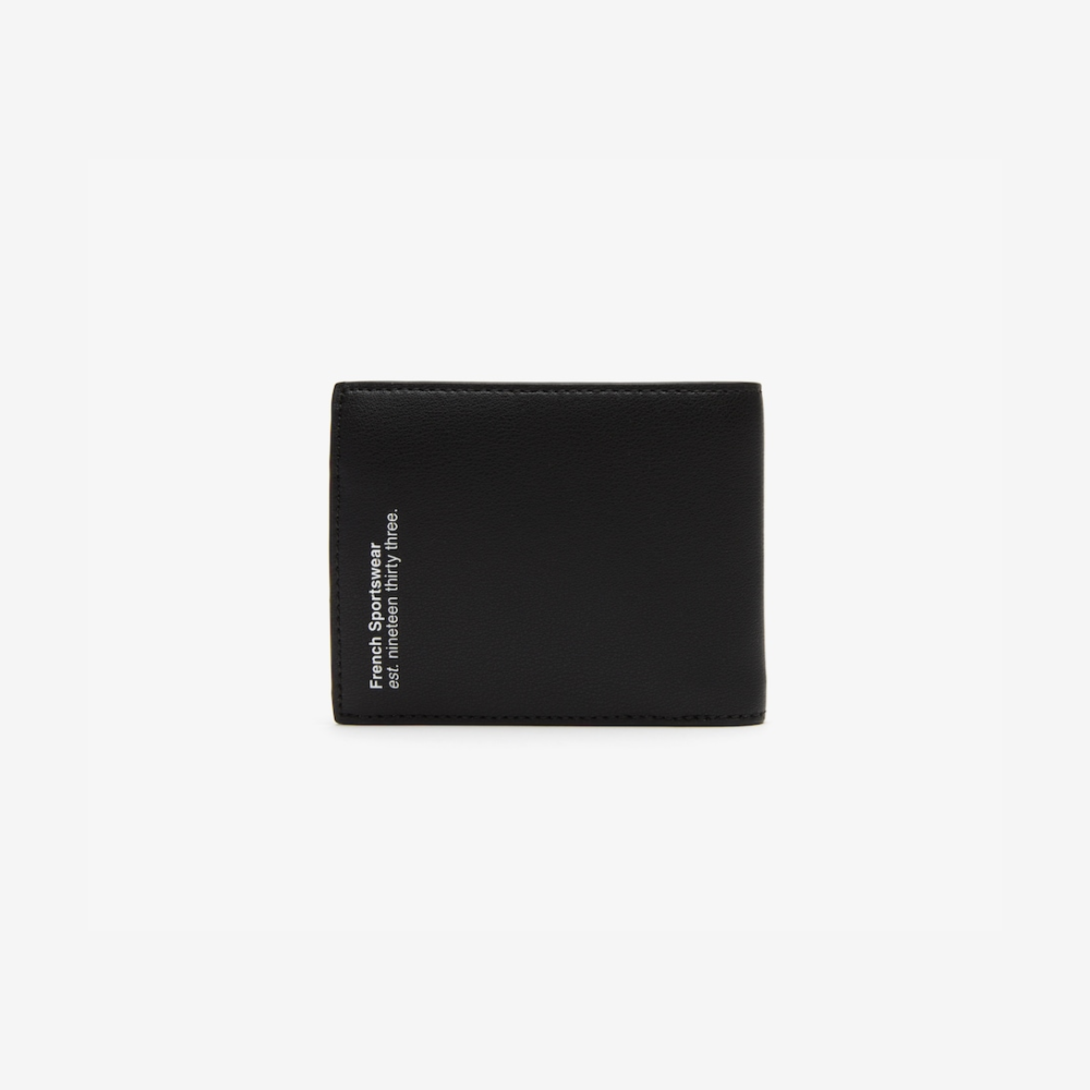 Portefeuille Logo Noir-Lacoste-Petite Maroquinerie-Maroquinerie Fortunas-Mouscron Portefeuille Logo Noir-Lacoste-Petite Maroquinerie-Maroquinerie Fortunas-Mouscron
