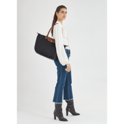 Pliage Shopping L Noir-Longchamp-Sac-Maroquinerie Fortunas-Mouscron