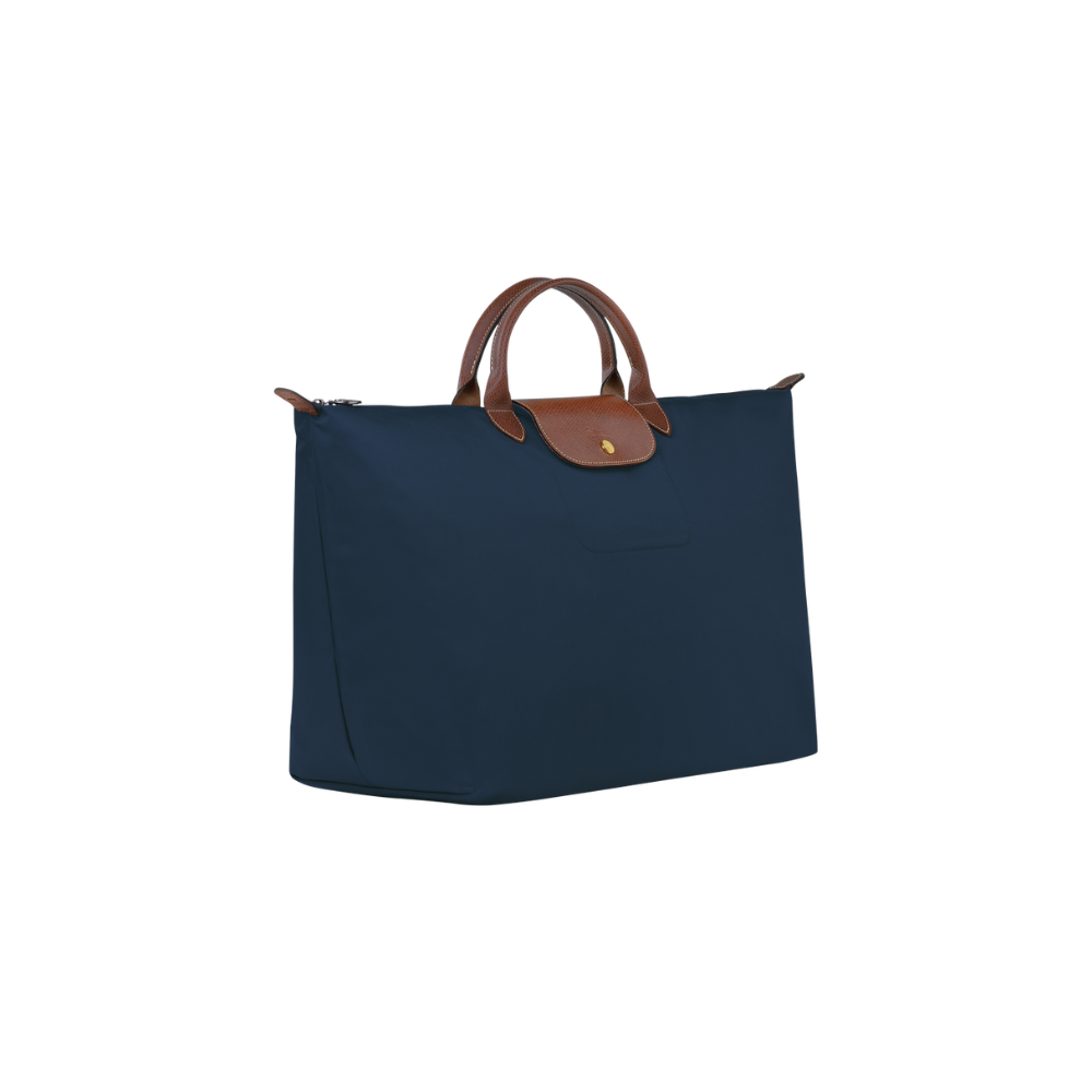 Pliage Voyage Bleu-Longchamp-Sac-Maroquinerie Fortunas-Mouscron