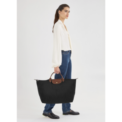 Pliage Voyage Noir-Longchamp-Sac-Maroquinerie Fortunas-Mouscron