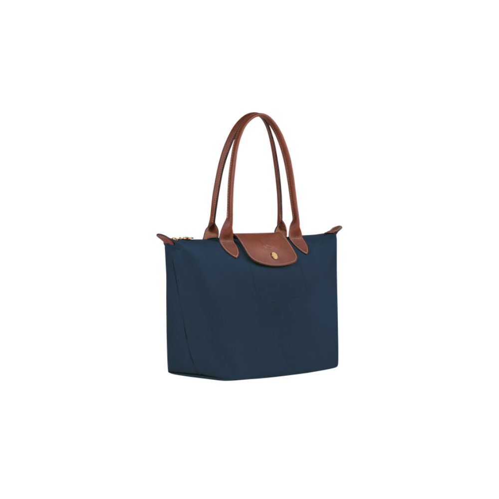 Pliage Shopping M Bleu-Longchamp-Sac-Maroquinerie Fortunas-Mouscron