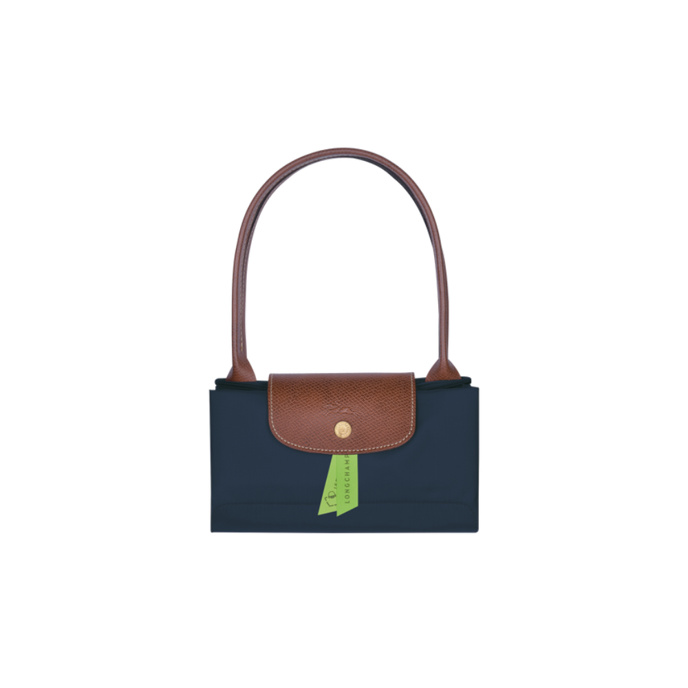 Pliage Shopping M Bleu-Longchamp-Sac-Maroquinerie Fortunas-Mouscron