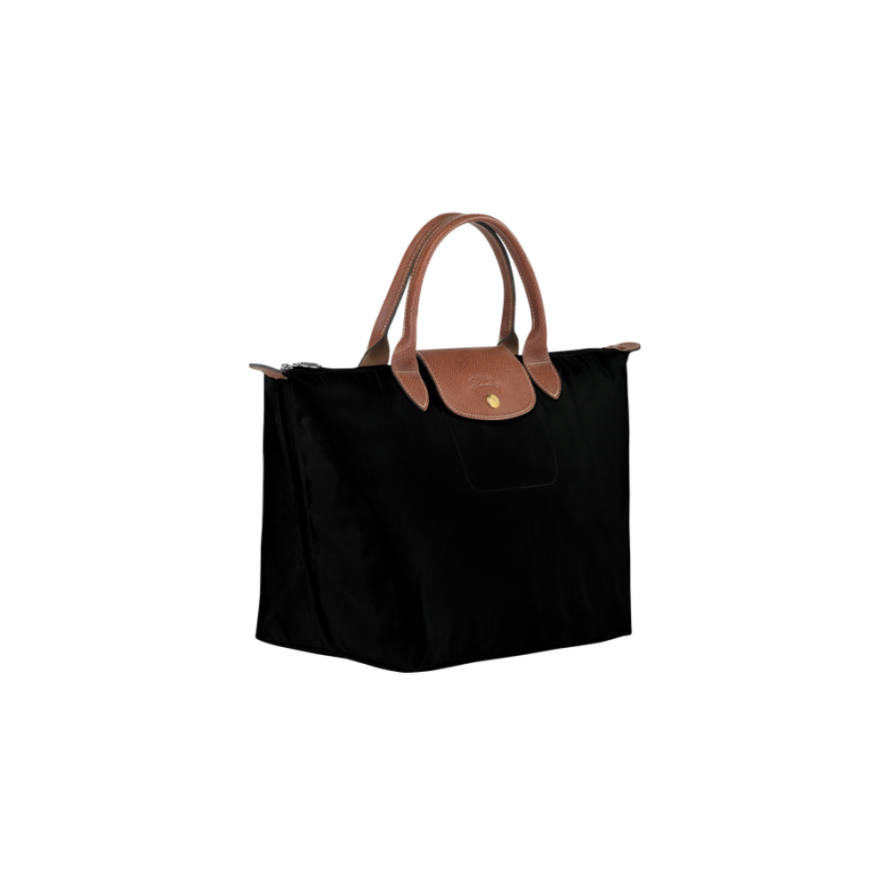 Pliage Handle M Noir-Longchamp-Sac-Maroquinerie Fortunas-Mouscron