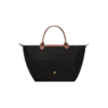 Pliage Handle M Noir-Longchamp-Sac-Maroquinerie Fortunas-Mouscron