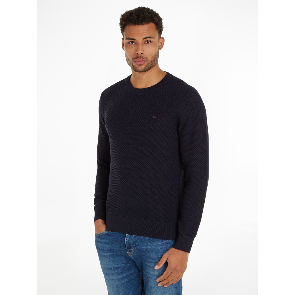 Sweat Oval Sky-Tommy Hilfiger-Vêtements-Maroquinerie Fortunas-Mouscron