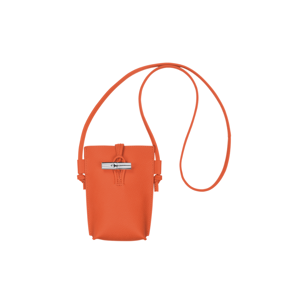 Roseau Phone Bag Orange-Longchamp-Sac-Maroquinerie Fortunas-Mouscron