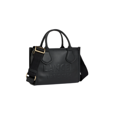 Tote Small Black-Lancel-Sac-Maroquinerie Fortunas-Mouscron