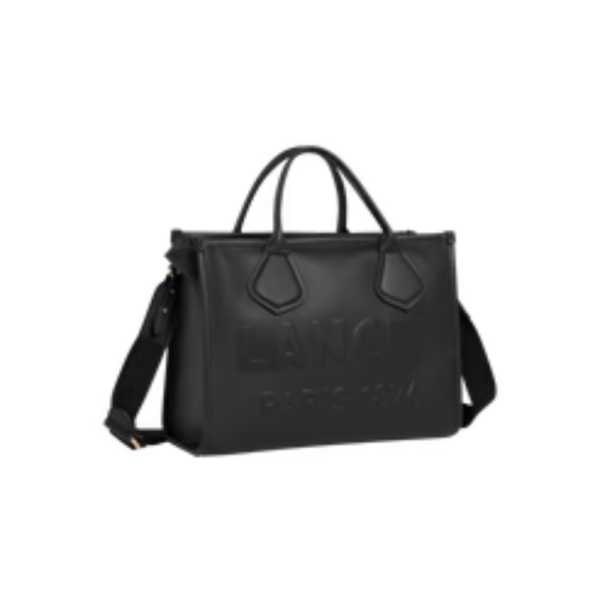 Tote Medium Black-Lancel-Sac-Maroquinerie Fortunas-Mouscron