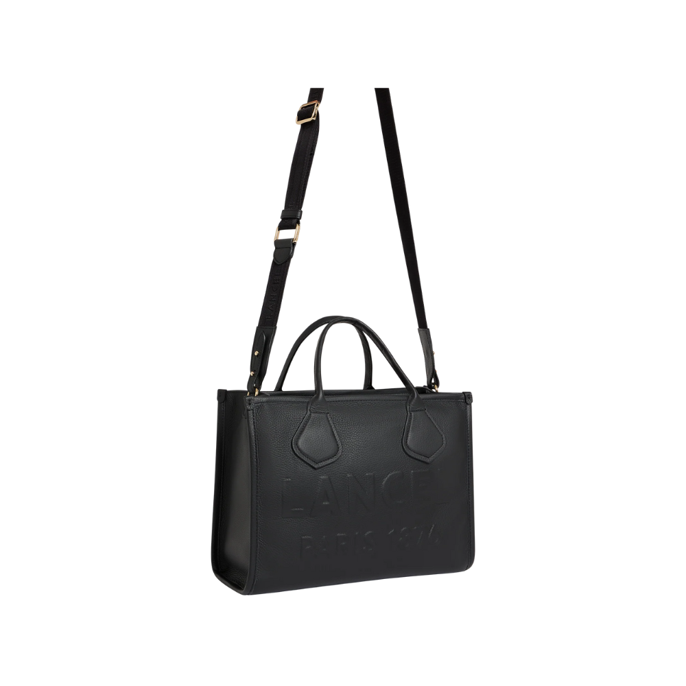 Tote Medium Black-Lancel-Sac-Maroquinerie Fortunas-Mouscron Tote Medium Black-Lancel-Sac-Maroquinerie Fortunas-Mouscron