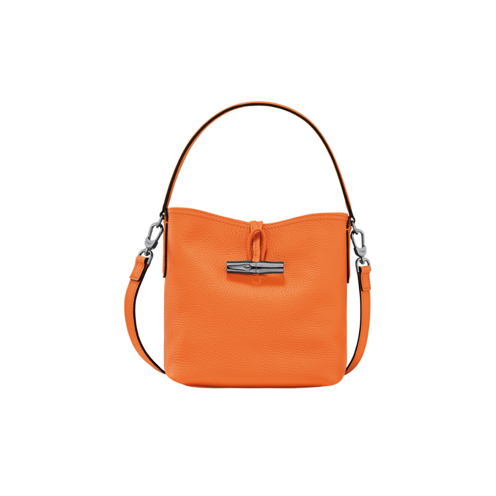 Roseau Bucket Essential Orange-Longchamp-Sac-Maroquinerie Fortunas-Mouscron
