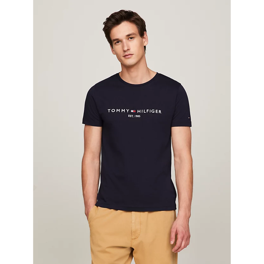 Tee-shirt Logo Sky-Tommy Hilfiger-Vêtements-Maroquinerie Fortunas-Mouscron