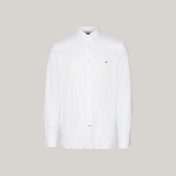 Chemise Flex White-Tommy Hilfiger-Vêtements-Maroquinerie Fortunas-Mouscron