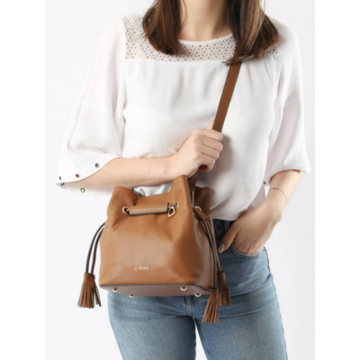 Tradition Bourse Camel-Etrier-Sac-Maroquinerie Fortunas-Mouscron