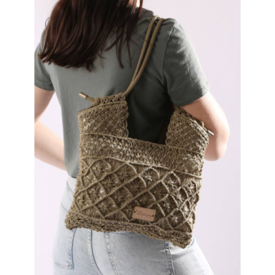 Tanaisie Hobo Kaki-Woomen-Sac-Maroquinerie Fortunas-Mouscron