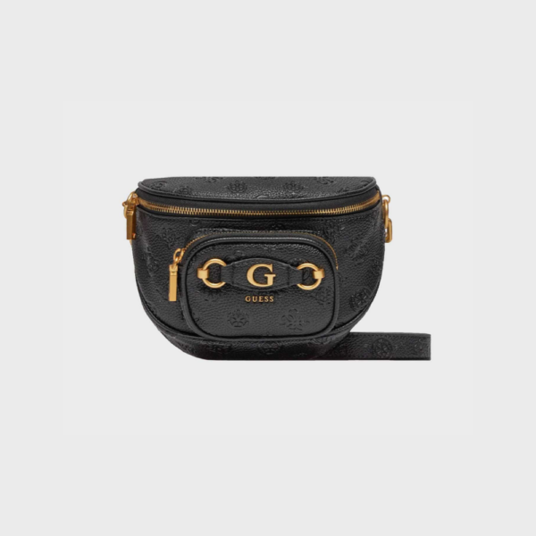 Izzy Peony Black Logo-Guess-Sac-Maroquinerie Fortunas-Mouscron