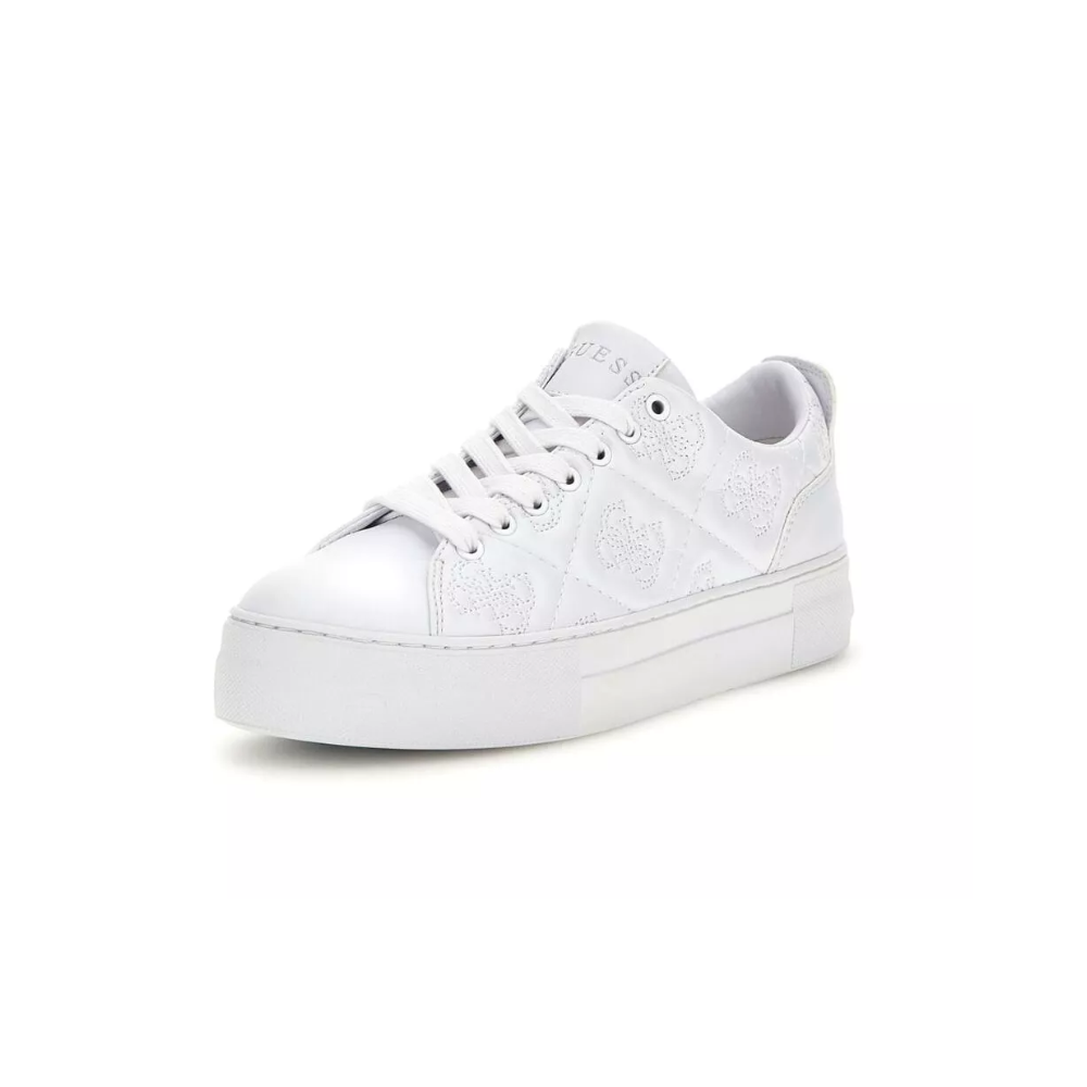 Baskets Gianele White-Guess-Baskets-Maroquinerie Fortunas-Mouscron