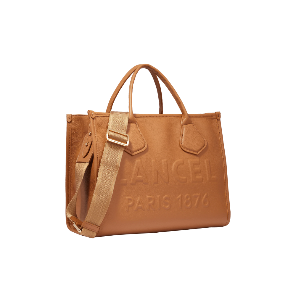 Tote Medium Camel-Lancel-Sac-Maroquinerie Fortunas-Mouscron