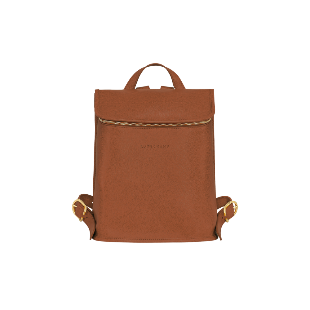 Foulonné Backpack Caramel-Longchamp-Sac-Maroquinerie Fortunas-Mouscron