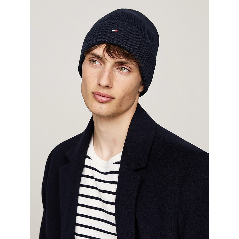 Bonnet Flag Blue-Tommy Hilfiger-Vêtements & Co.-Maroquinerie Fortunas-Mouscron