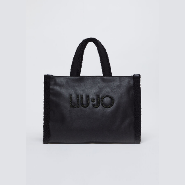 Tote Signature Nero-Liu-Jo-Sac-Maroquinerie Fortunas-Mouscron