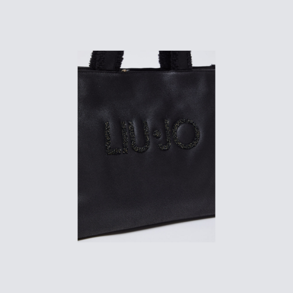 Tote Signature Nero-Liu-Jo-Sac-Maroquinerie Fortunas-Mouscron