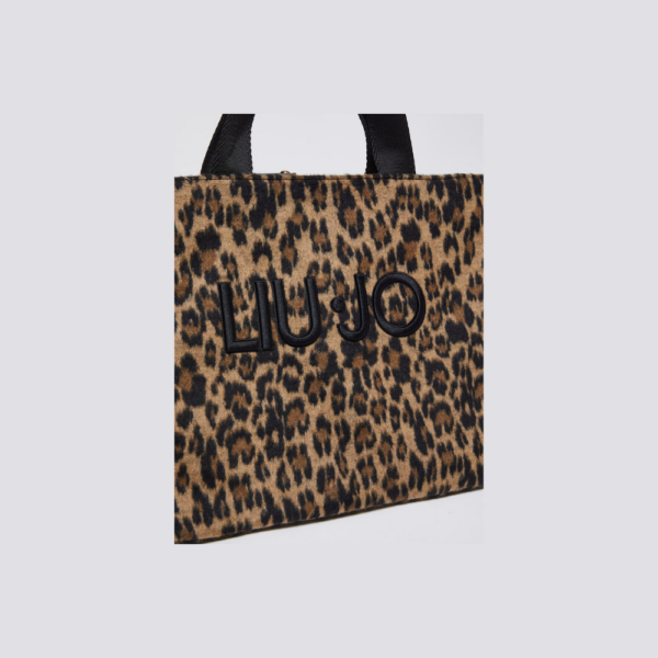 Tote Signature Brown-Liu-Jo-Sac-Maroquinerie Fortunas-Mouscron