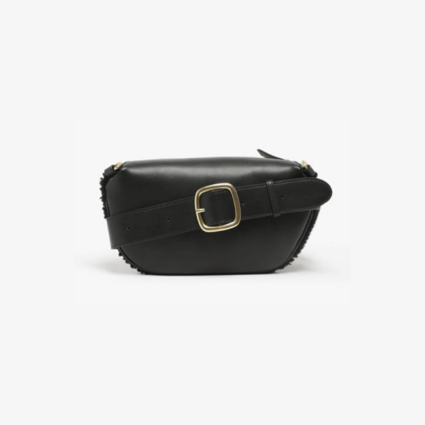 Hunter Bumbag Noir-Etrier-Sac-Maroquinerie Fortunas-Mouscron