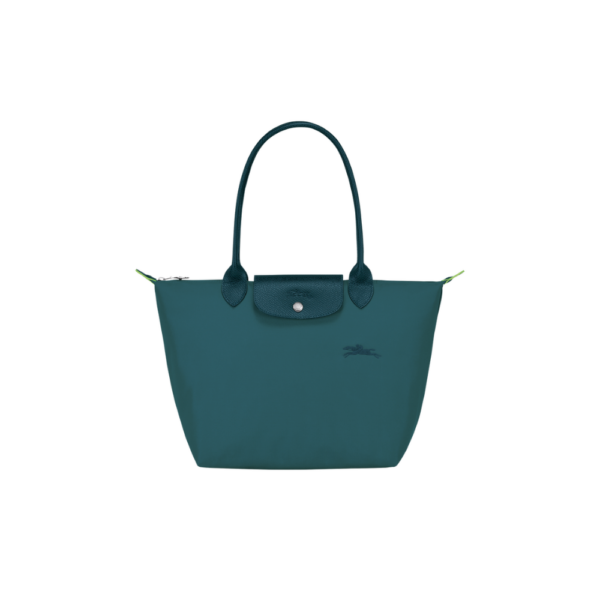 Pliage Green Shopping M Paon-Longchamp-Sac-Maroquinerie Fortunas-Mouscron