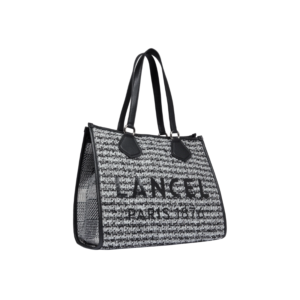 Tote Multico Black-Lancel-Sac-Maroquinerie Fortunas-Mouscron