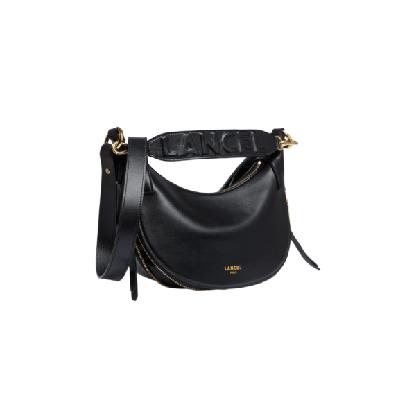 Origami Xbody Black-Lancel-Sac-Maroquinerie Fortunas-Mouscron