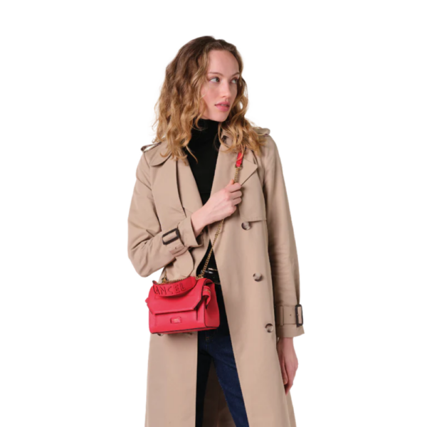 Ninon XS Red-Lancel-Sac-Maroquinerie Fortunas-Mouscron