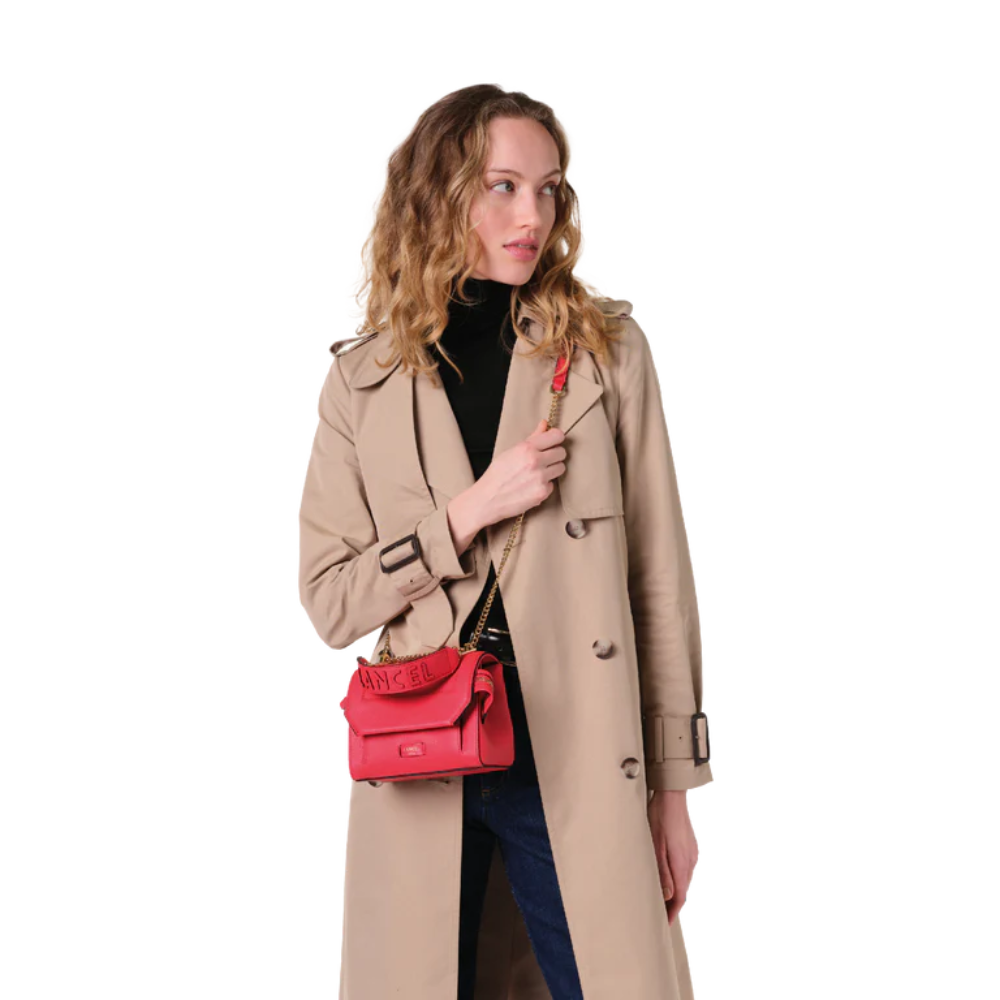 Ninon XS Red-Lancel-Sac-Maroquinerie Fortunas-Mouscron