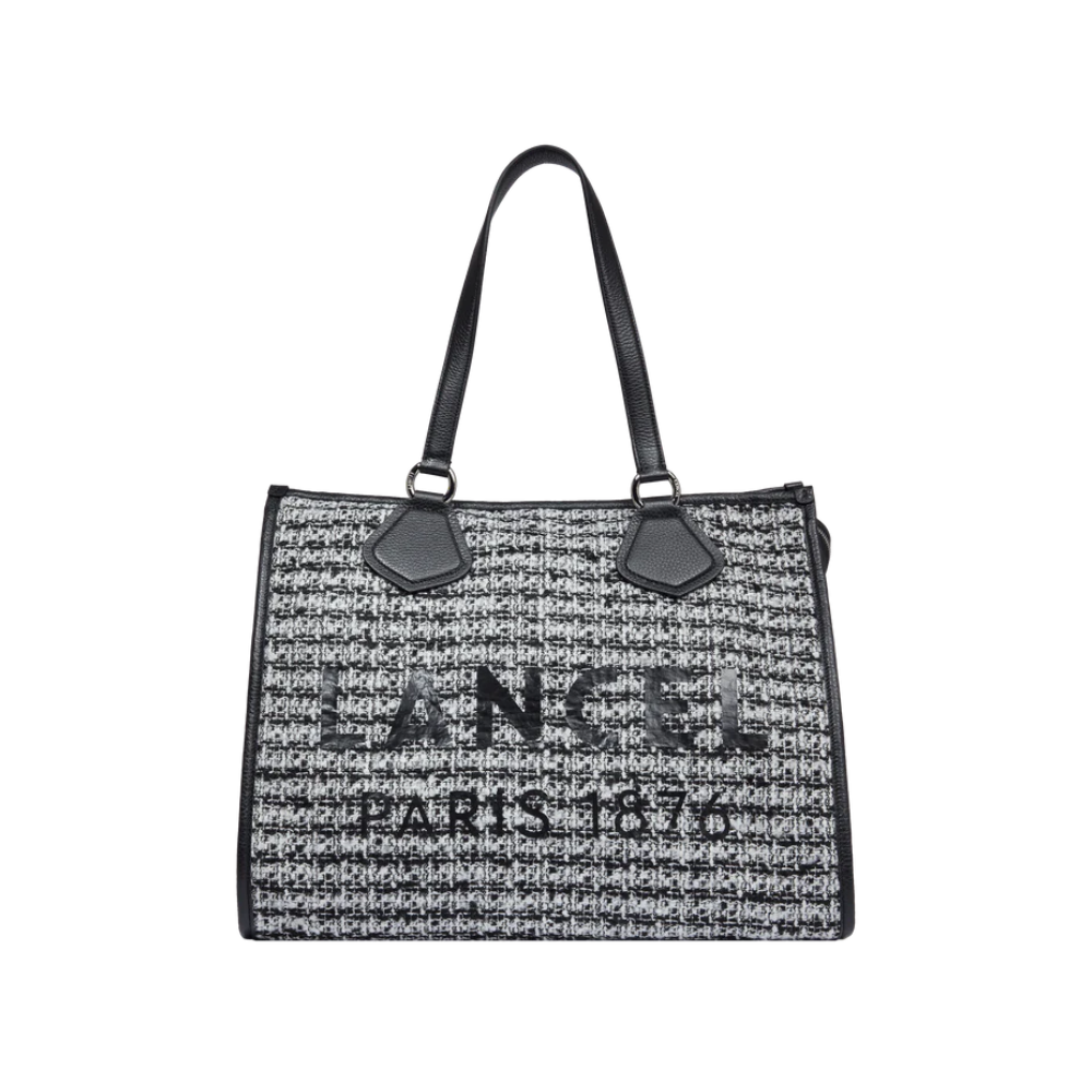 Tote Multico Black-Lancel-Sac-Maroquinerie Fortunas-Mouscron