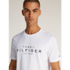 Tee-shirt White-Tommy Hilfiger-Vêtements & Co.-Maroquinerie Fortunas-Mouscron