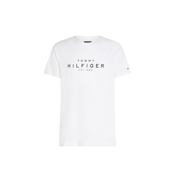 Tee-shirt White-Tommy Hilfiger-Vêtements & Co.-Maroquinerie Fortunas-Mouscron