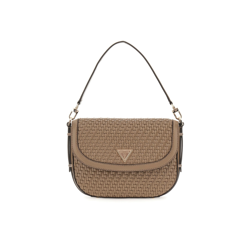 Murielle Shoulder Taupe-Guess-Sac-Maroquinerie Fortunas-Mouscron