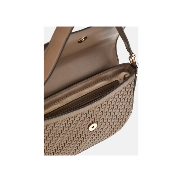 Murielle Shoulder Taupe-Guess-Sac-Maroquinerie Fortunas-Mouscron