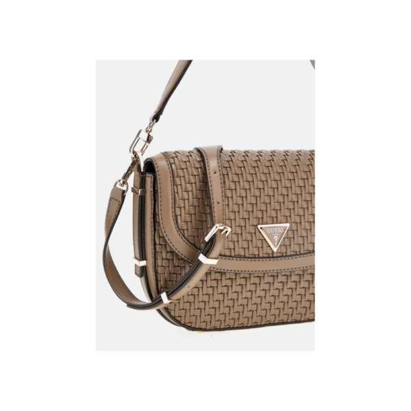 Murielle Shoulder Taupe-Guess-Sac-Maroquinerie Fortunas-Mouscron