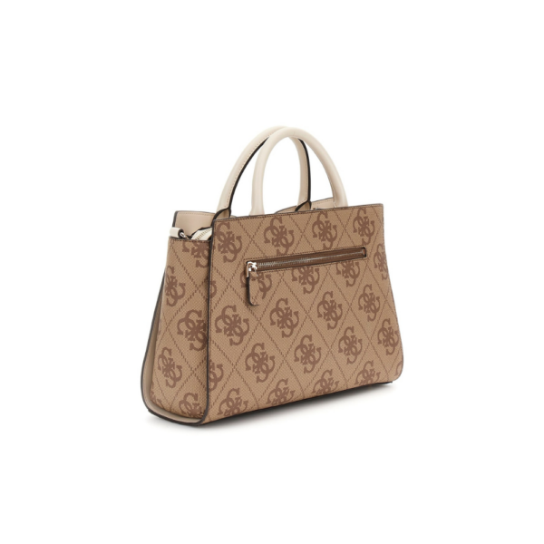 Nolana Satchel Latte-Guess-Sac-Maroquinerie Fortunas-Mouscron